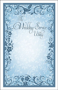 Wedding Program Cover Template 11A - Graphic 6